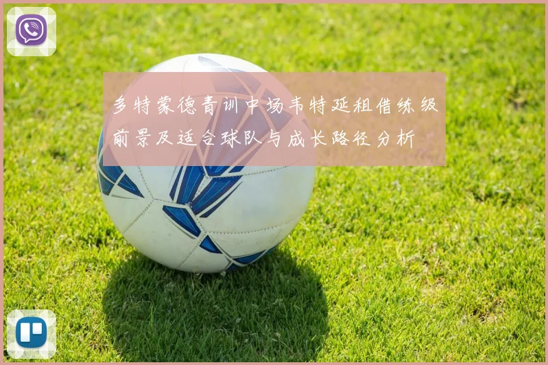 多特蒙德青训中场韦特延租借练级前景及适合球队与成长路径分析